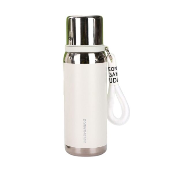 Φορητό παγούρι-θερμός - 600ml - 722306 - White - GoodFlix