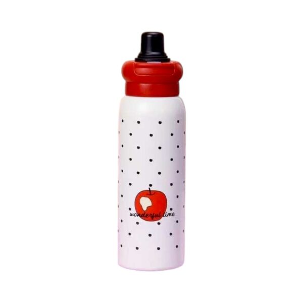 Φορητό παγούρι-θερμός - 600ml - 722337 - Red/White - GoodFlix