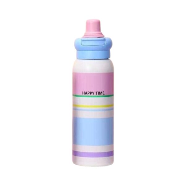 Φορητό παγούρι-θερμός - 600ml - 722337 - Blue/Pink - GoodFlix