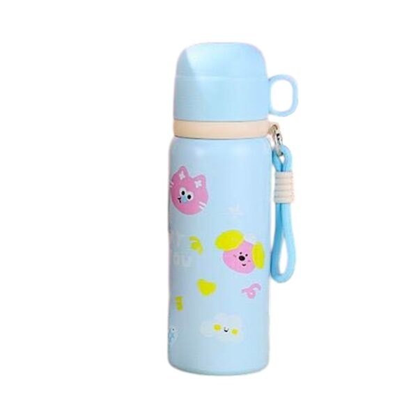 Παιδικό παγούρι-θερμός με κούπα - 500ml - 722368 - Blue - GoodFlix