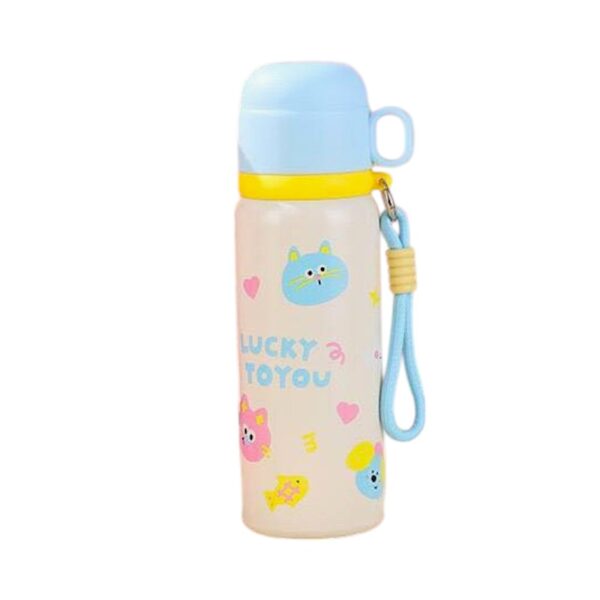 Παιδικό παγούρι-θερμός με κούπα - 500ml - 722368 - White - GoodFlix