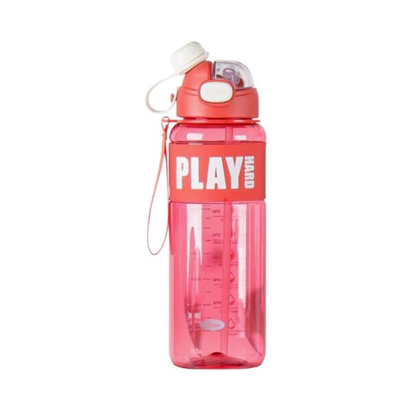 Φορητό παγούρι πλαστικό - 800ml - 722412 - Pink - GoodFlix