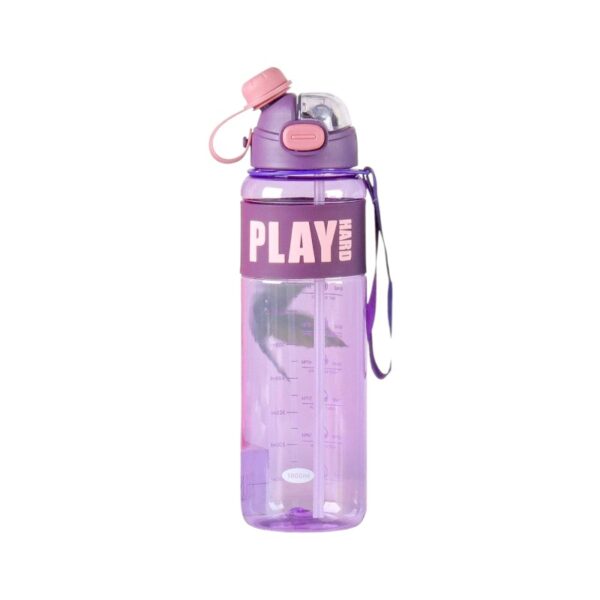 Φορητό παγούρι πλαστικό - 800ml - 722412 - Purple - GoodFlix