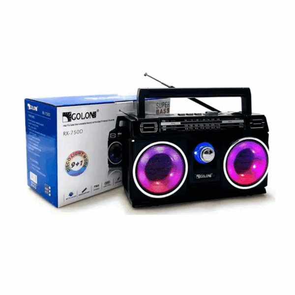 Επαναφορτιζόμενο ραδιόφωνο - RX750D - 797506 - Black - GoodFlix
