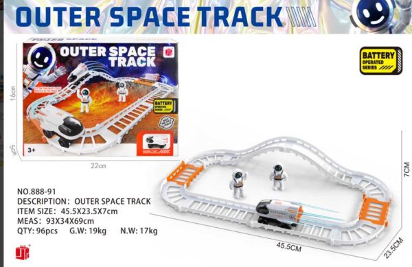 Σετ διαστημικός αυτοκινητόδρομος DIY - Space Track - 888-91 - 900314 - GoodFlix