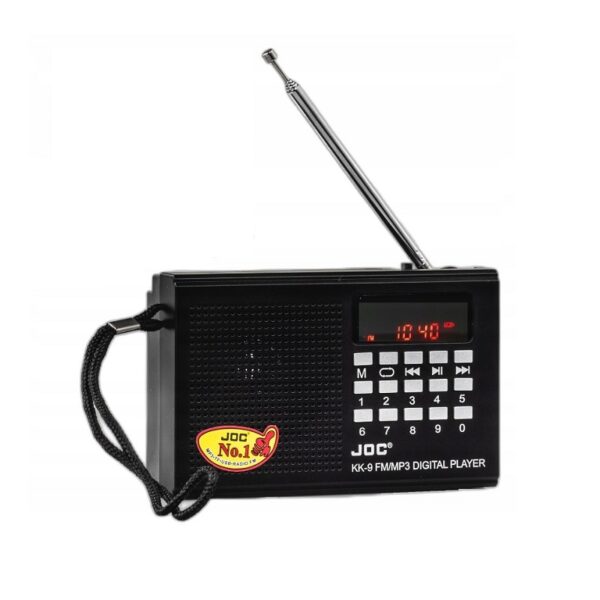 Επαναφορτιζόμενο ραδιόφωνο - JOC-KK9 - 370175 - Black - GoodFlix