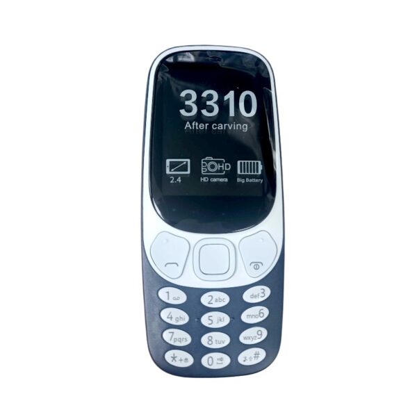 Κινητό τηλέφωνο - 3310 - Dual Sim - 812259 - Blue - Ελληνικό μενού - GoodFlix