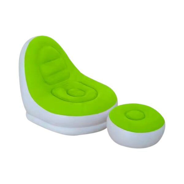 Φουσκωτή πολυθρόνα με υποπόδιο - 812358 - Green - GoodFlix