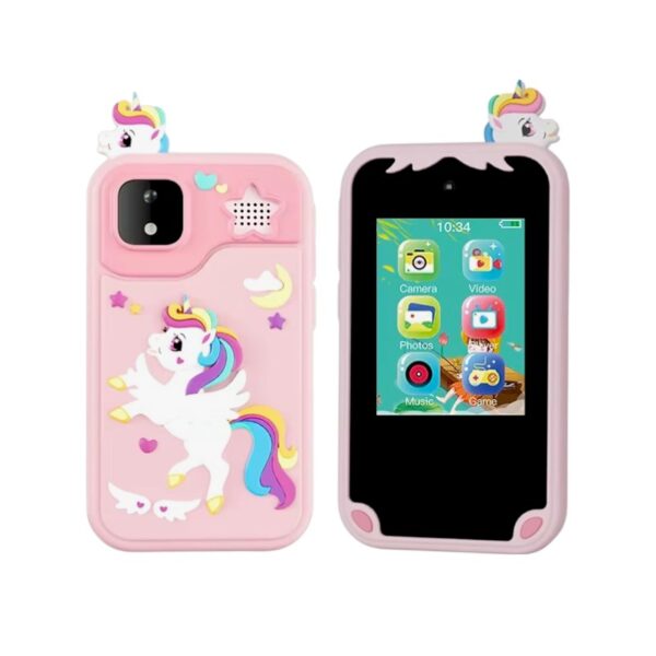 Παιδικό smartphone με κάμερα & παιχνίδια - D13 - 812860 - Pink - GoodFlix