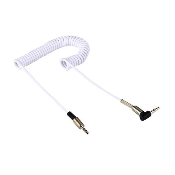 Καλώδιο ήχου σπιράλ - ET-AUX23 - Jack 3.5mm - 880165 - White - GoodFlix