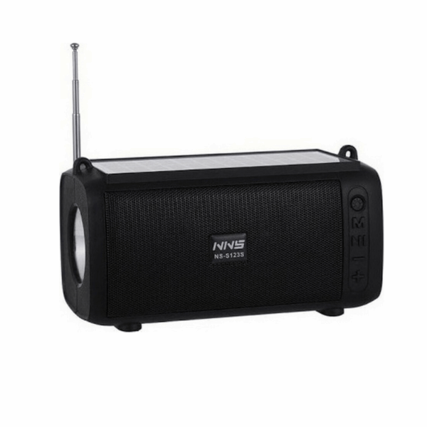 Ασύρματο ηχείο Bluetooth - Solar - NS123S - 881391 - Black - GoodFlix