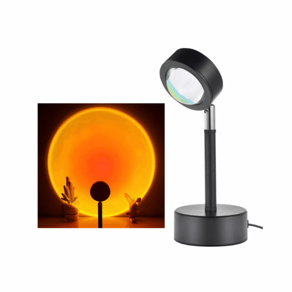 Φωτιστικό LED με εφέ θερμό ηλιοβασίλεμα - Red Sunset - 883198 - GoodFlix