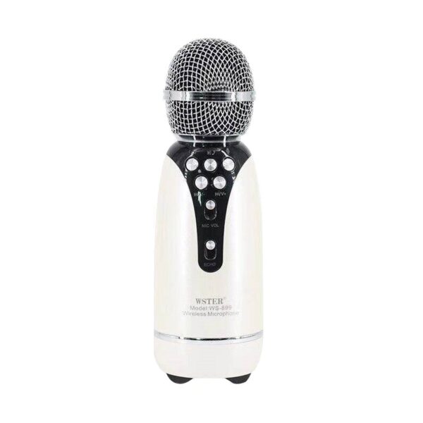 Ασύρματο μικρόφωνο Karaoke - WS-899 - Weisre - 883358 - White - GoodFlix