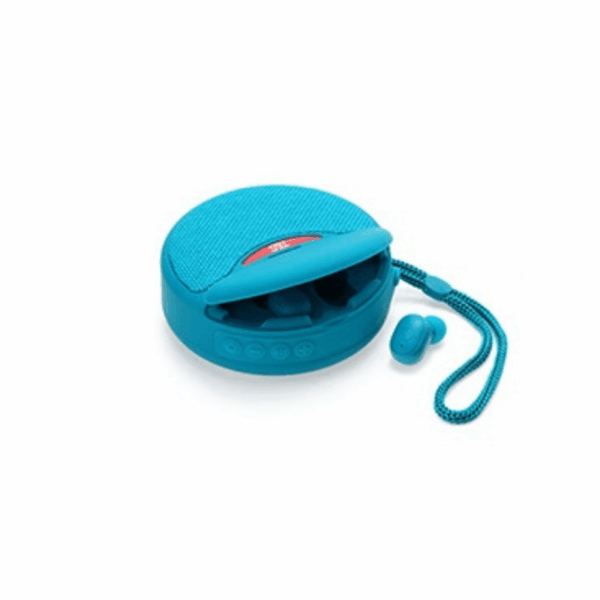 Ασύρματο ηχείο Bluetooth με ακουστικά - TG-808 - 883808 - Light Blue - GoodFlix