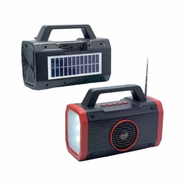 Ασύρματο ηχείο Bluetooth με ηλιακό πάνελ - P418 - 884676 - Red - GoodFlix