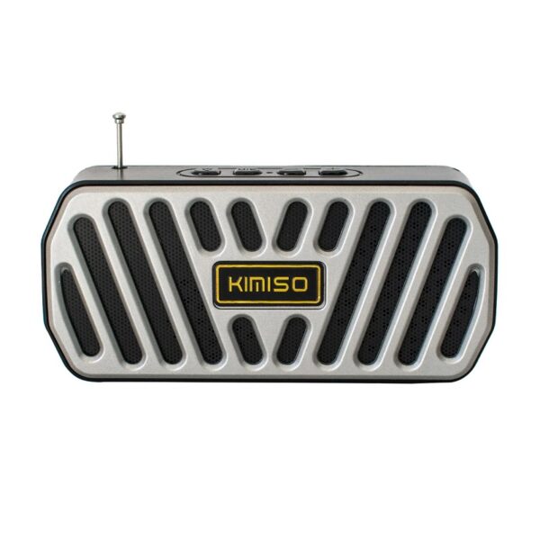Ασύρματο ηχείο Bluetooth με φακό LED – KMS-05A – 885864 - Silver - GoodFlix