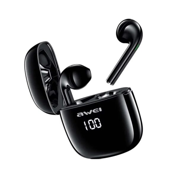 Ασύρματα ακουστικά Bluetooth με θήκη φόρτισης - T28P - Awei - 888728 - Black - GoodFlix