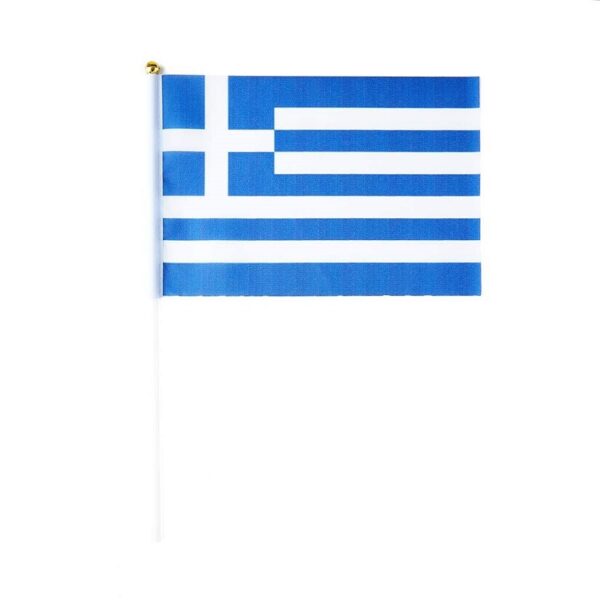 Ελληνική σημαία με ξύλινη λαβή - 45*30cm - 890115 - GoodFlix