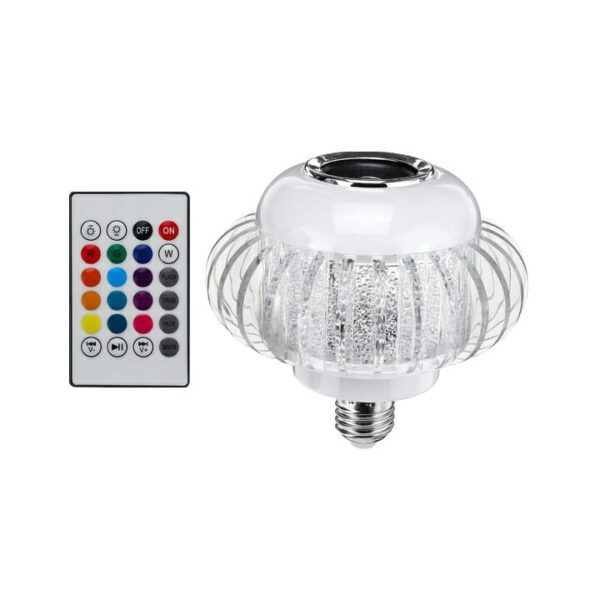 Φωτορυθμική λάμπα RGB με ηχείο Bluetooth - 903005 - GoodFlix