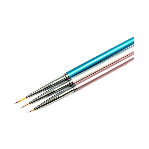 Σετ πινέλα μανικιούρ Nail Art - B158 - 3pcs - 910518 - GoodFlix