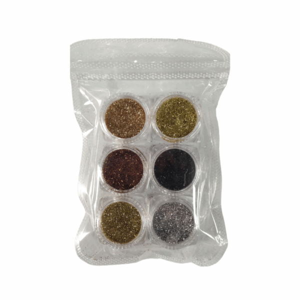 Σετ Glitter νυχιών Nail Art - Diamond Glitter - 6pcs - 910587 - GoodFlix