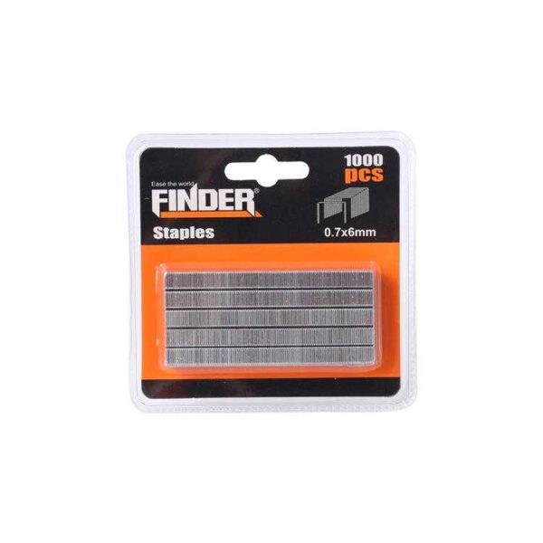 Ανταλλακτικά δίχαλα για καρφωτικό - 1000pcs - 0.7*6mm - Finder - 195257 - GoodFlix