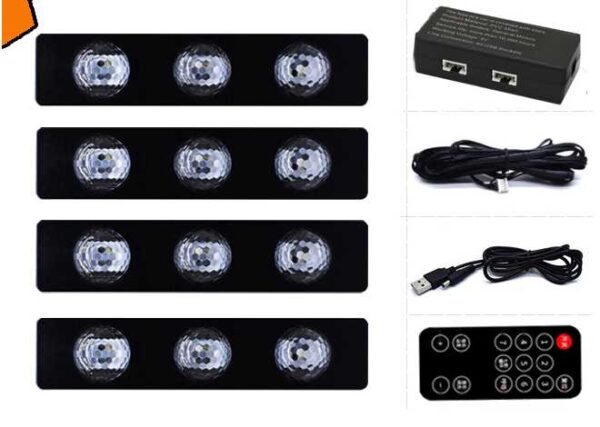 Σετ φωτισμού καμπίνας αυτοκινήτου LED - 1109401 - 110299 - GoodFlix