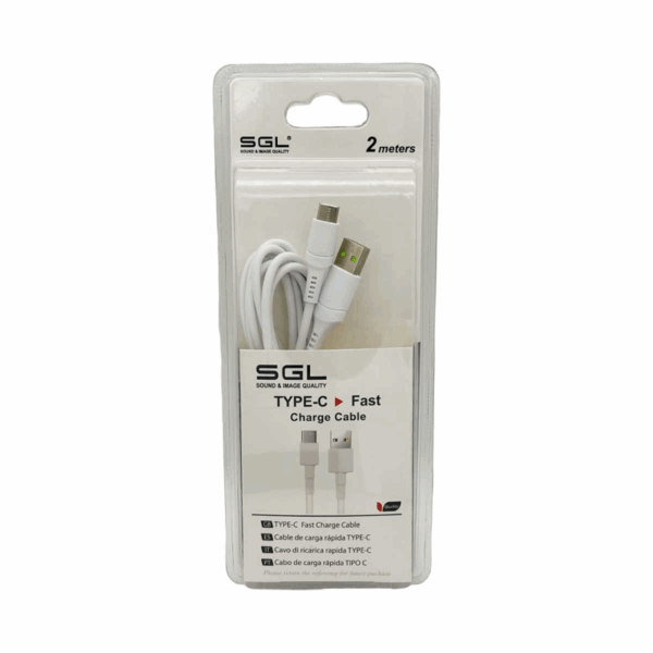 Καλώδιο φόρτισης & data - TypeC - Fast Charge - D1 - 2m - 099354 - GoodFlix
