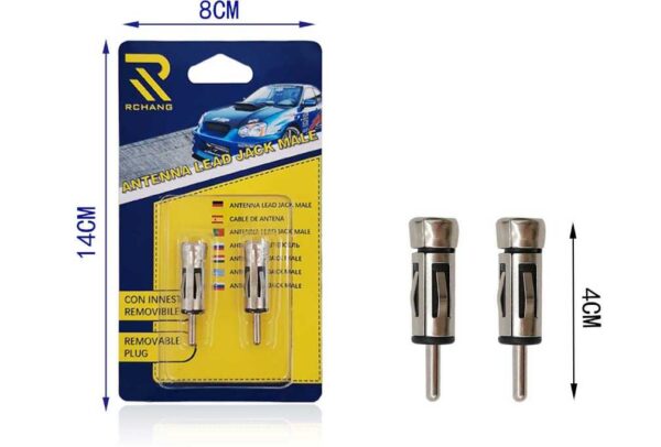 Αντάπτορας κεραίας αυτοκινήτου - Male - 2pcs - A020 - 004536 - GoodFlix