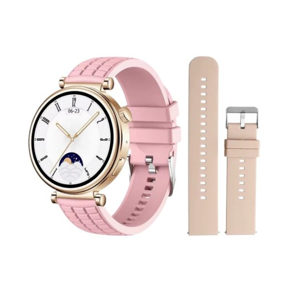 Σετ Smartwatch με 2 λουράκια - Z01 Mini - 064953 - Pink - GoodFlix