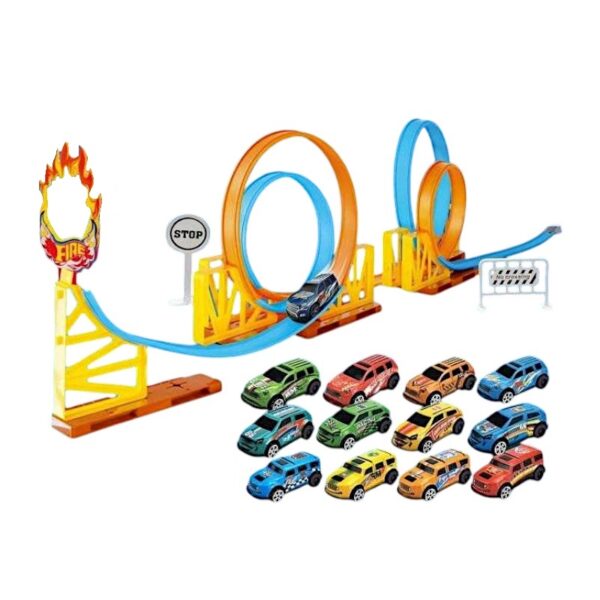 Πίστα αυτοκινητόδρομος - 652-T8 - 35pcs - 215716 - GoodFlix