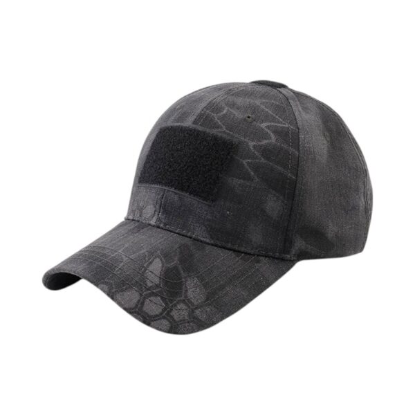 Ανδρικό καπέλο jockey στρατιωτικού τύπου - M02 - 270607 - Grey/Black - GoodFlix