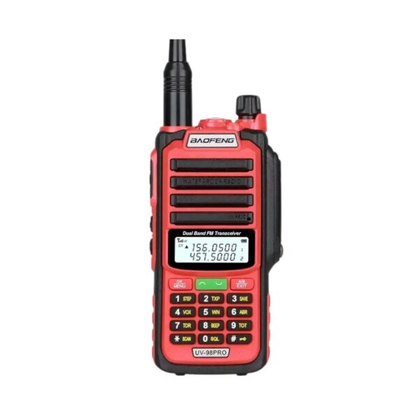 Φορητός πομποδέκτης UHF/VHF - UV98 PRO - Baofeng - 402987 - Red - GoodFlix