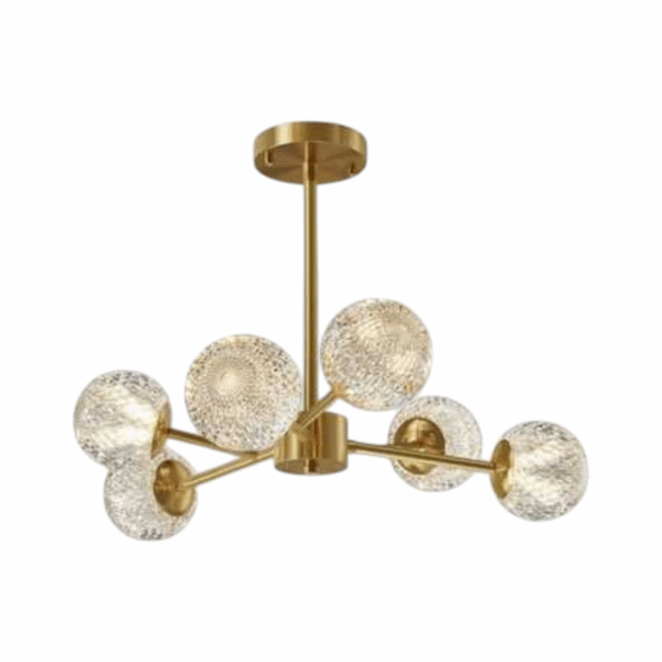 Φωτιστικό οροφής LED - 9644-6 - Gold - 431347 - GoodFlix
