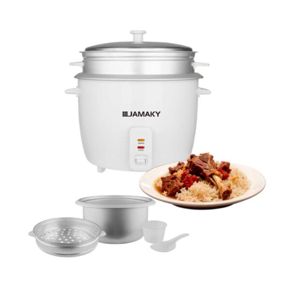 Ηλεκτρικός μάγειρας ρυζιού - Rice Cooker - JMK7501 - White - 501018 - GoodFlix