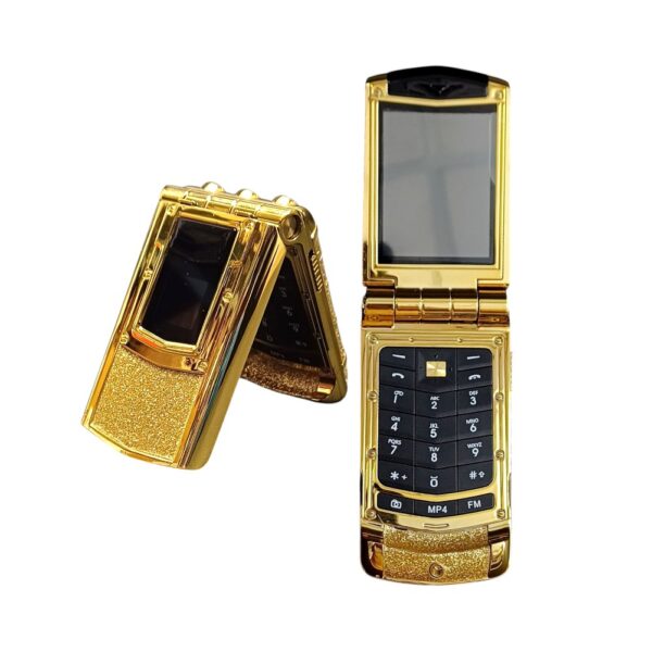 Κινητό τηλέφωνο - V77  - Dual Sim - 812150 - Gold/Diamond - Ελληνικό μενού - GoodFlix