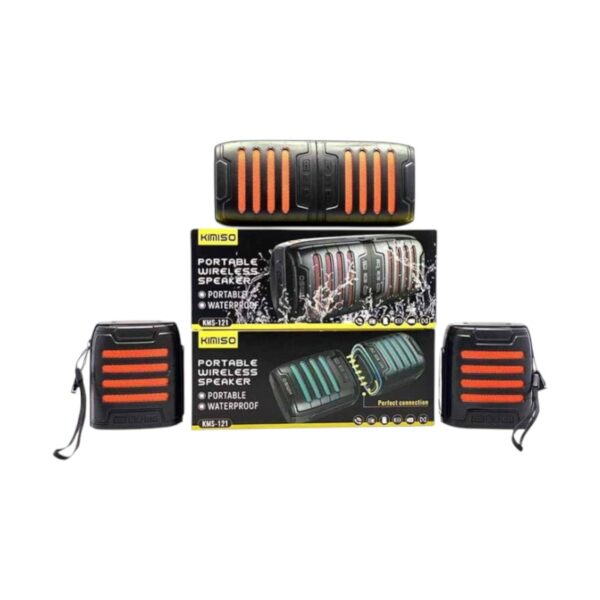 Ασύρματο ηχείο Bluetooth αδιάβροχο - 2in1 - KMS-121 - 886144 - Orange - GoodFlix
