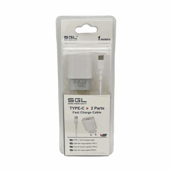 Αντάπτορας φόρτισης με καλώδιο - TypeC - Quick Charge - D1-S2 - 1m - 099576 - GoodFlix