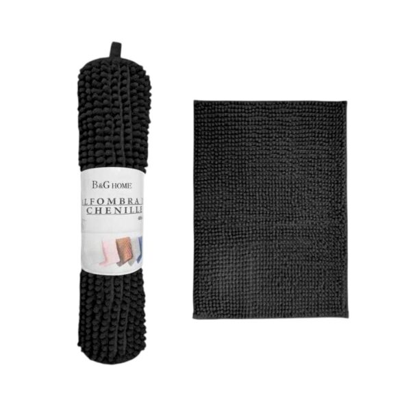 Πατάκι μπάνιου - M0829 - 6C - 50x80cm - Black - 20865 - GoodFlix