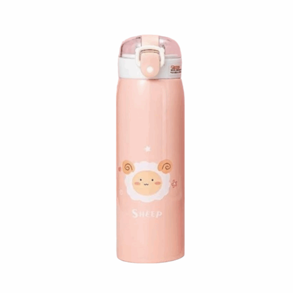 Παιδικό φορητό παγούρι-θερμός - HS0201 - 500ml - 502010 - Pink - GoodFlix