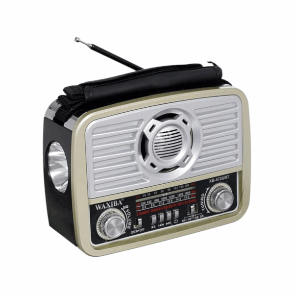 Επαναφορτιζόμενο ραδιόφωνο Retro - XB472BT - 804728 - Gold - GoodFlix