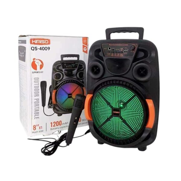 Φορητό ηχείο subwoofer με μικρόφωνο Karaoke - QS-4009 - 813034 - GoodFlix
