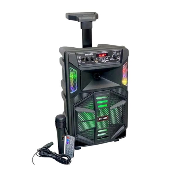 Φορητό ηχείο subwoofer με μικρόφωνο Karaoke - QS-3811 - 813188 - GoodFlix