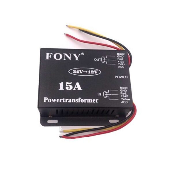 Μετασχηματιστής και μετατροπέας τάσης - 24V σε 12V - 15A - 000477 - GoodFlix