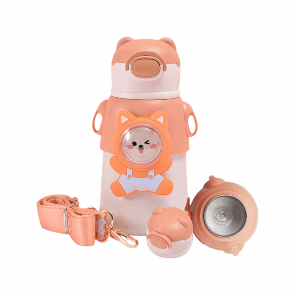 Παιδικό φορητό παγούρι-θερμός - H228 - 520ml - 000911 - Pink - GoodFlix