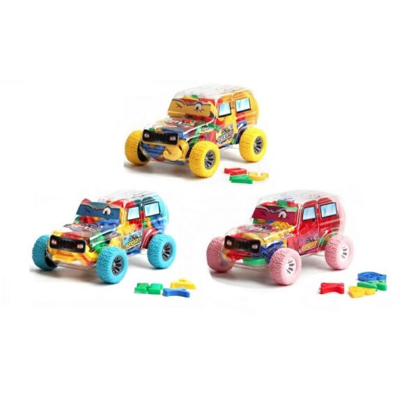 Σετ γράμματα της αλφαβήτου σε θήκη αυτοκινητάκι - 208D-1 - 002087 - GoodFlix