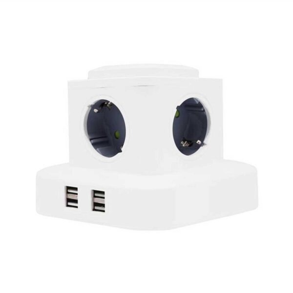 Κάθετο πολύπριζο 4 θέσεων - Σούκο - 4USB - 3m - RC-G4P - 004239 - GoodFlix