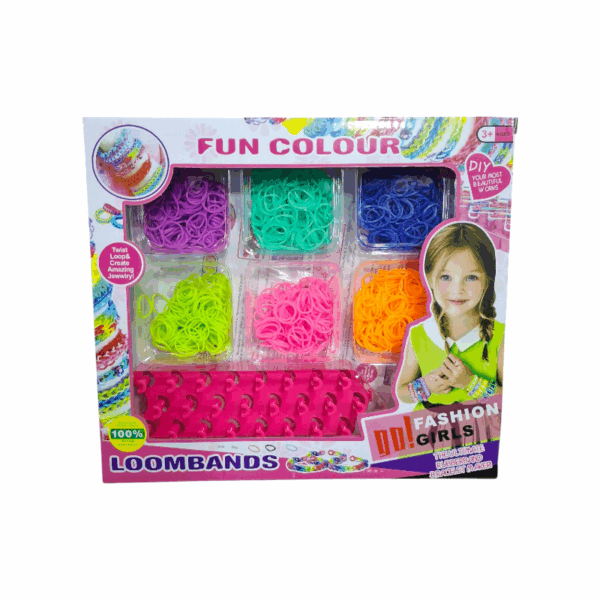 Σετ κατασκευής βραχιολιών DIY με λαστιχάκια - J201-1 - 004258 - GoodFlix