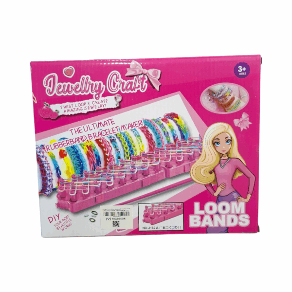 Σετ κατασκευής βραχιολιών DIY με λαστιχάκια - J182C-DIY - 1000pcs -  004263 - GoodFlix