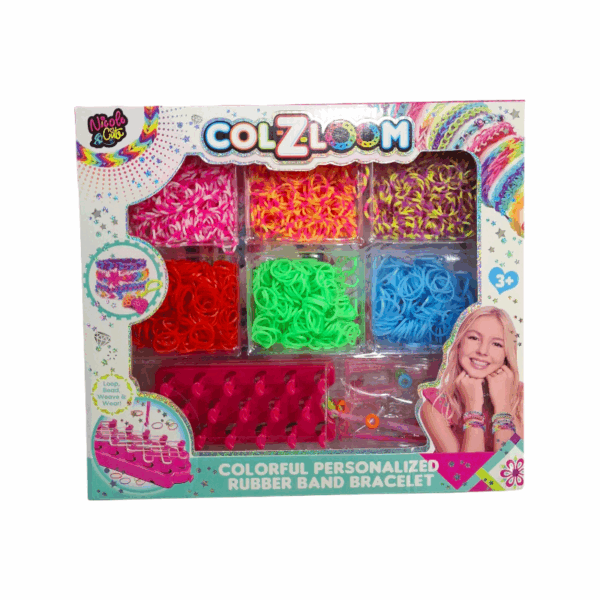 Σετ κατασκευής βραχιολιών DIY με λαστιχάκια - 16315DIY - 004265 - GoodFlix